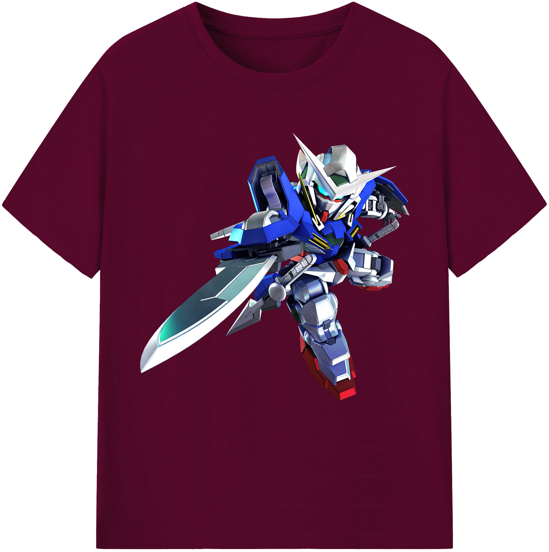 （画像用） 機動戦士ガンダム Mobile Suit Gundam レディースカジュアルプリントTシャツ（綿100％）
